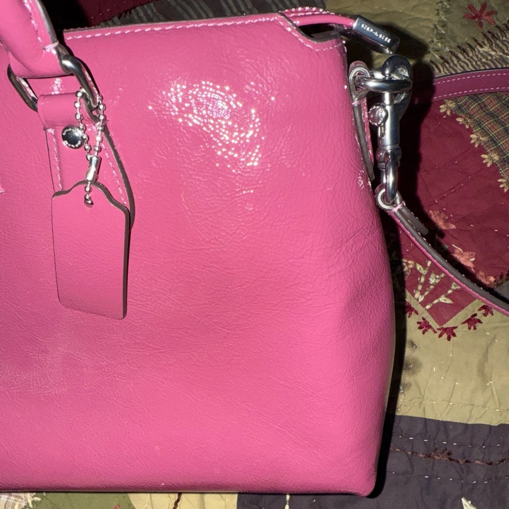 Coach Pink Crossbody Bag - Picture 9 of 16